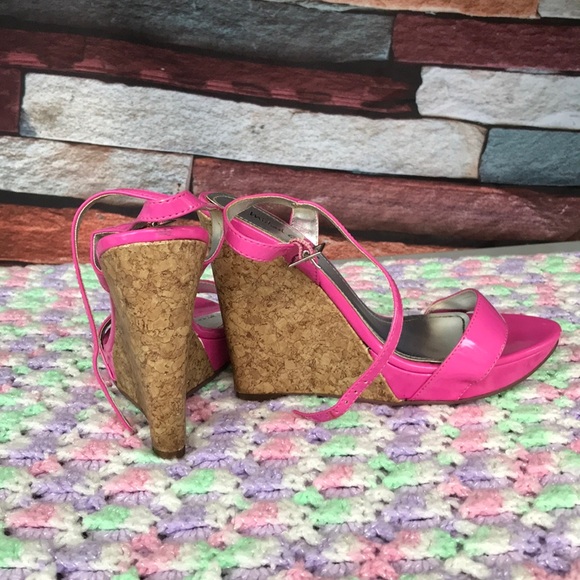 Pink Wedge Heels - Picture 4 of 4